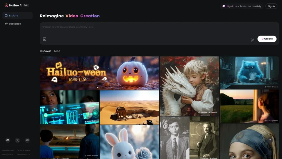 Hailuo AI Video Generator - Reimagine Video Creation