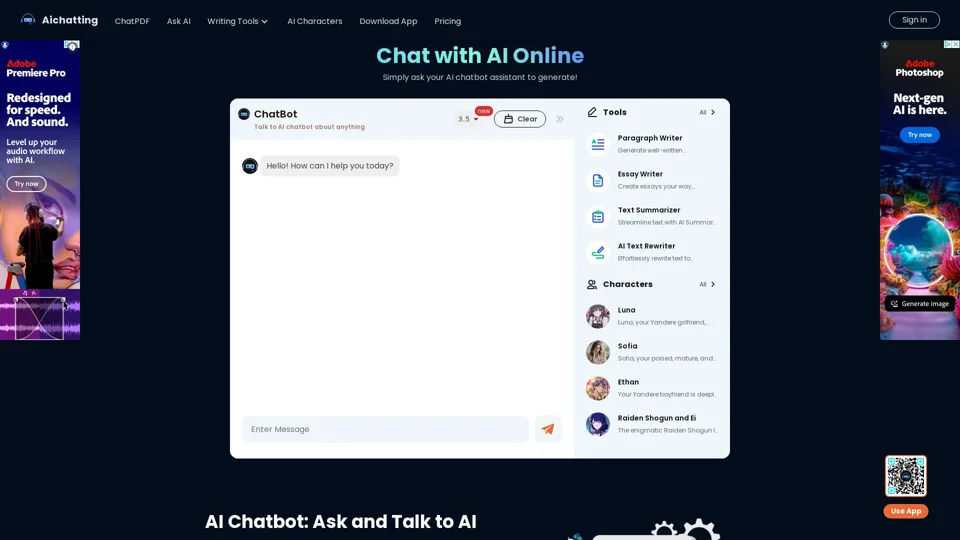 Free AI Chat Website - Talk to AI Chatbot and Ask AI Anything Online