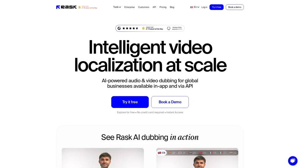 Leading AI video localization & dubbing tool