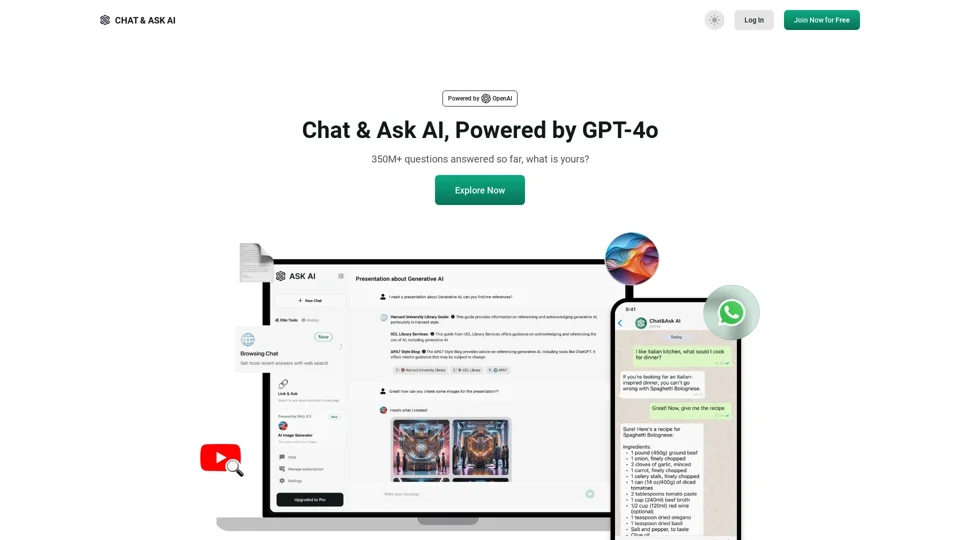 Chat & Ask AI - AI Powered Chatbot Assistant