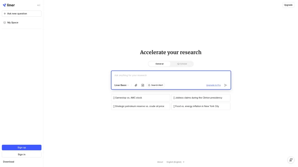 Liner | Credible AI Search Engine