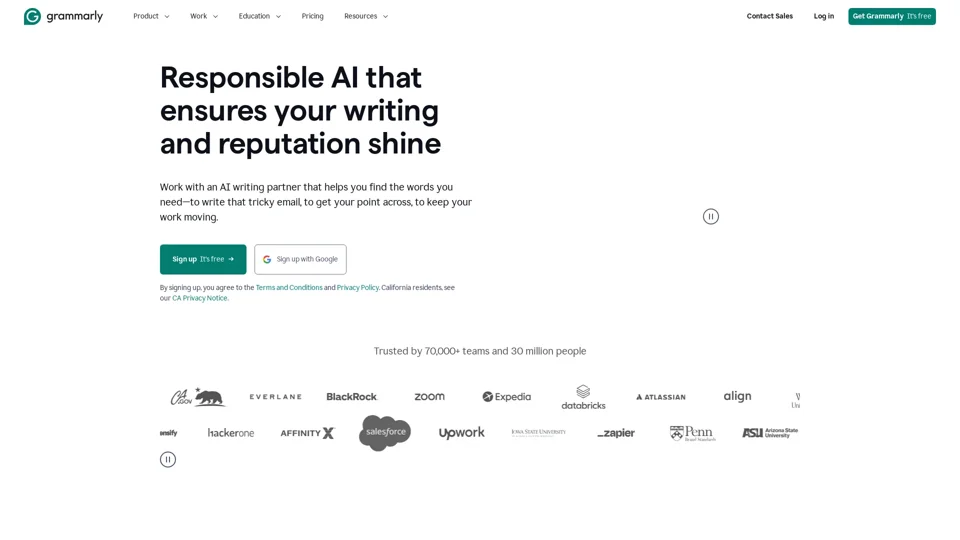 Grammarly: Free AI Writing Assistance