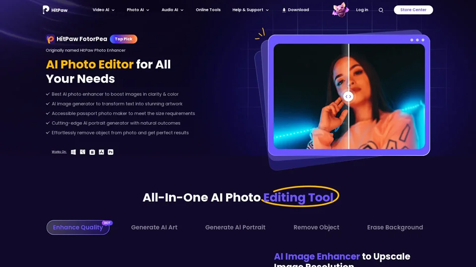 [Official] HitPaw FotorPea: Best AI Photo Editor