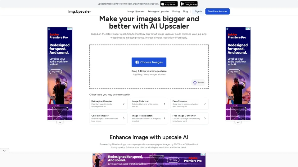 AI Image Upscaler | Upscale Image Online Batch Free