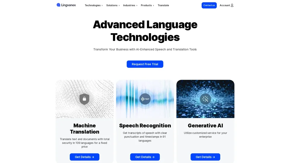 Machine Translation and Speech Recognition  - Lingvanex