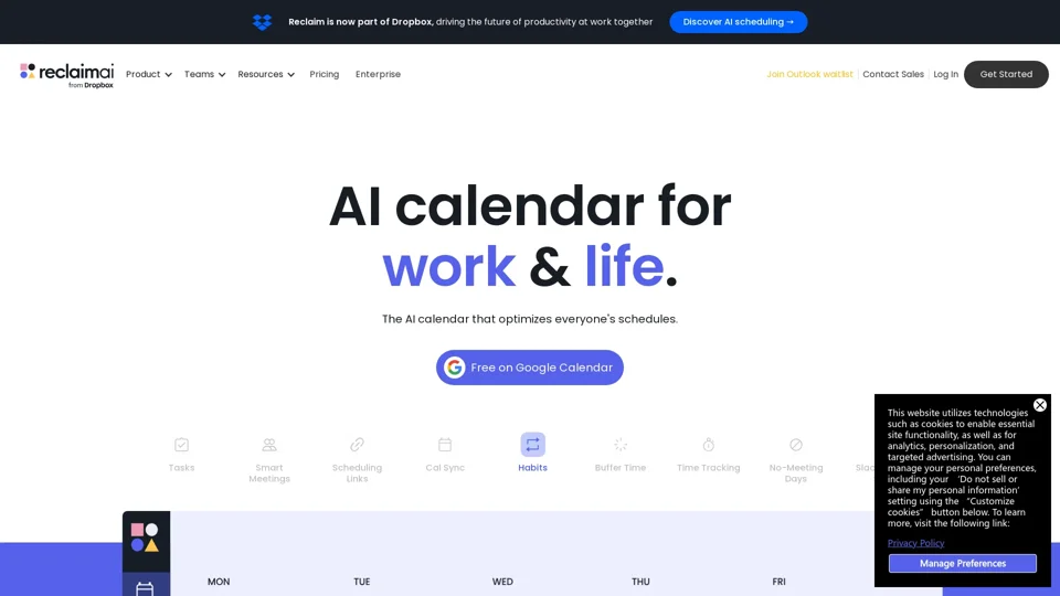 Reclaim AI | Smart Scheduling App for Teams