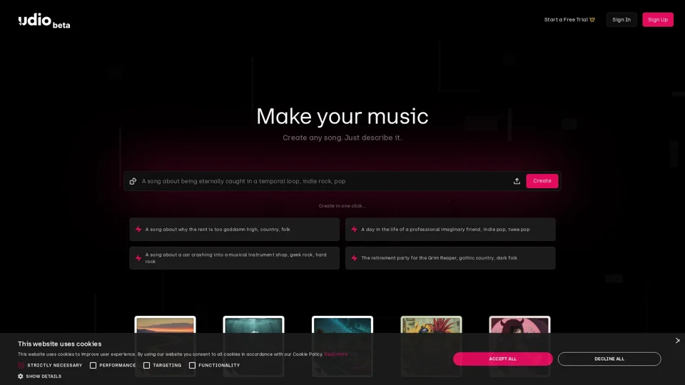 Udio | AI Music Generator - Official Website