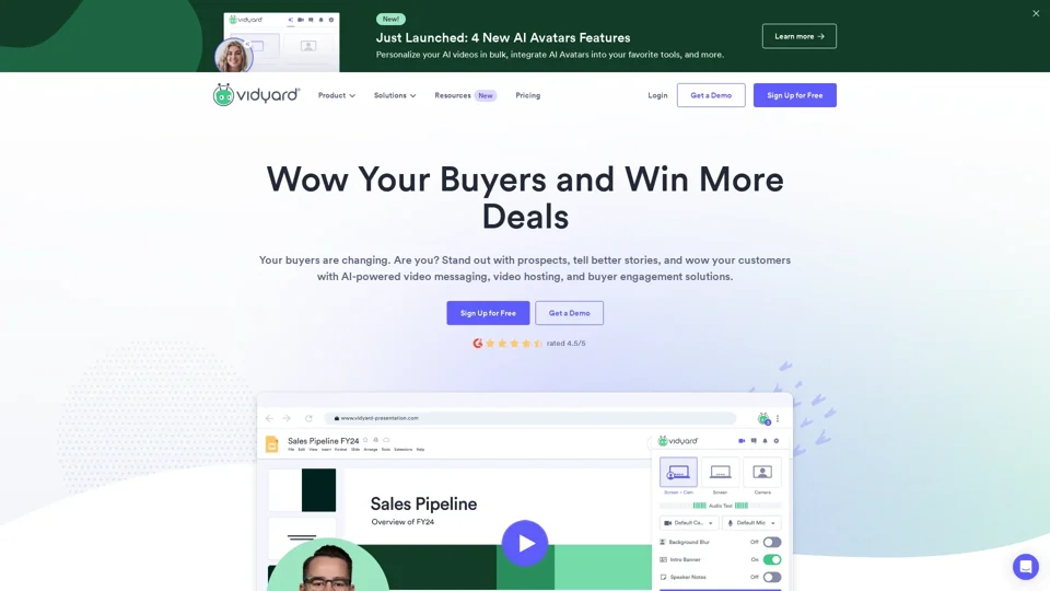 Vidyard - Video Tools for Virtual Sales and Marketing Teams