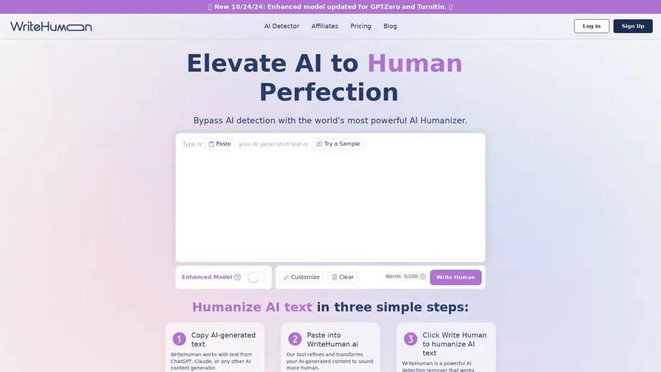 WriteHuman: Undetectable AI and AI Content Humanizer