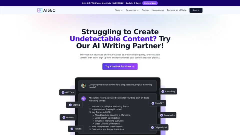 AISEO - Your AI writer for SEO.