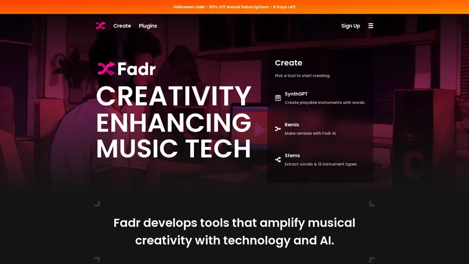 AI Music Maker - Fadr