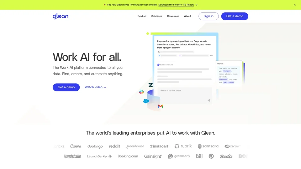 Work AI for all | Glean