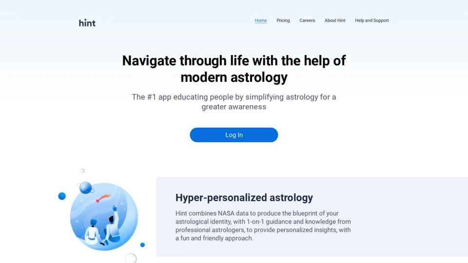Hint: Hyper-personalized astrology & horoscope
