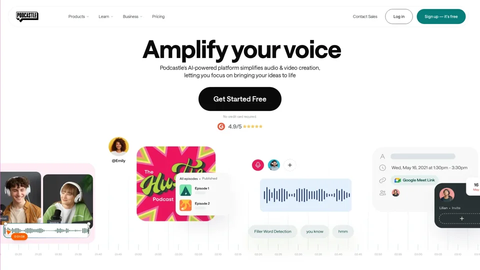 Podcastle: All-in-One Podcast Software