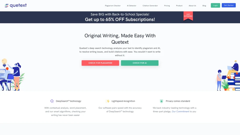 Original Writing, Made Easy | Quetext