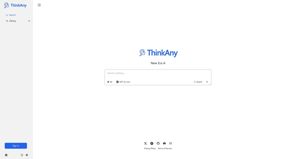 ThinkAny - AI Search Engine