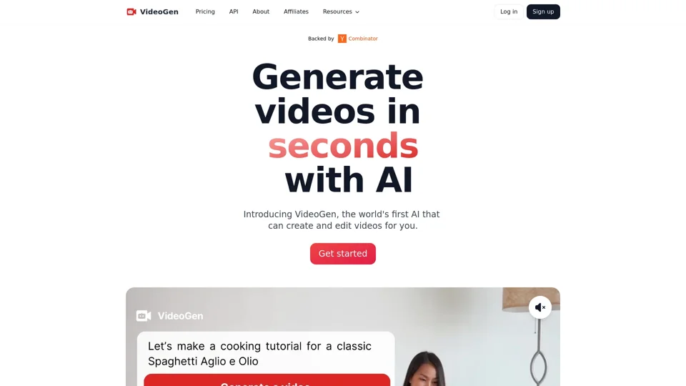 VideoGen - AI Video Generator - Create Videos in Seconds
