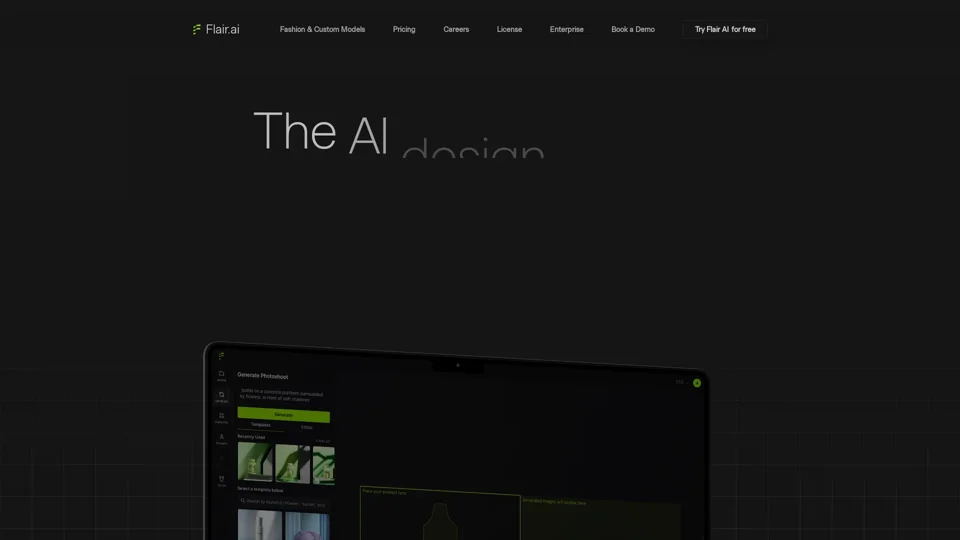 The AI design tool for product photography - Drag and drop to create stunning AI product photoshoots in seconds