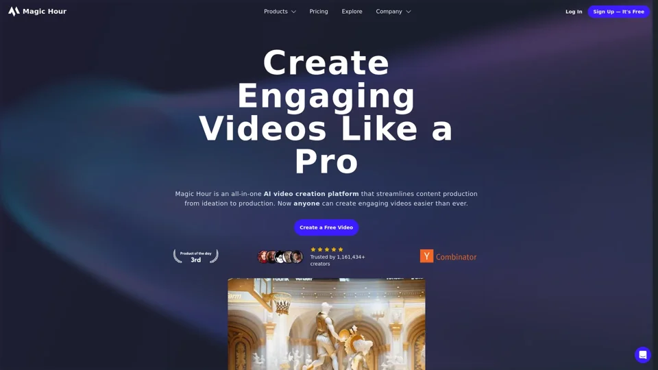 Magic Hour: Generative AI Tools for Video Content Creation