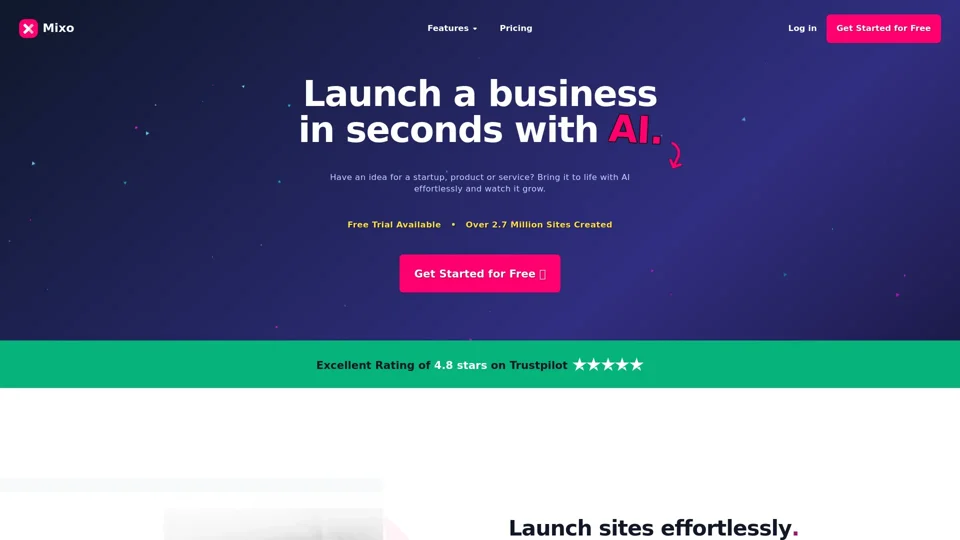 AI Website Builder to Launch Your Business Seconds