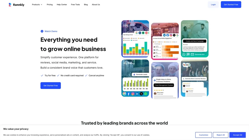 All-in-One online reputation management tool for Businesses