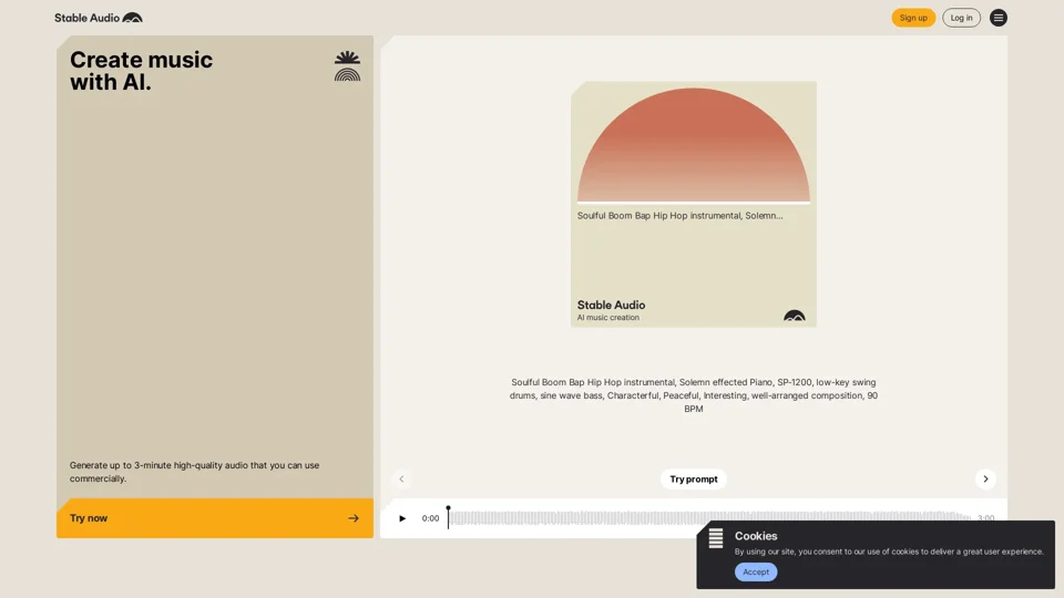 Stable Audio - Generative AI for music & sound fx