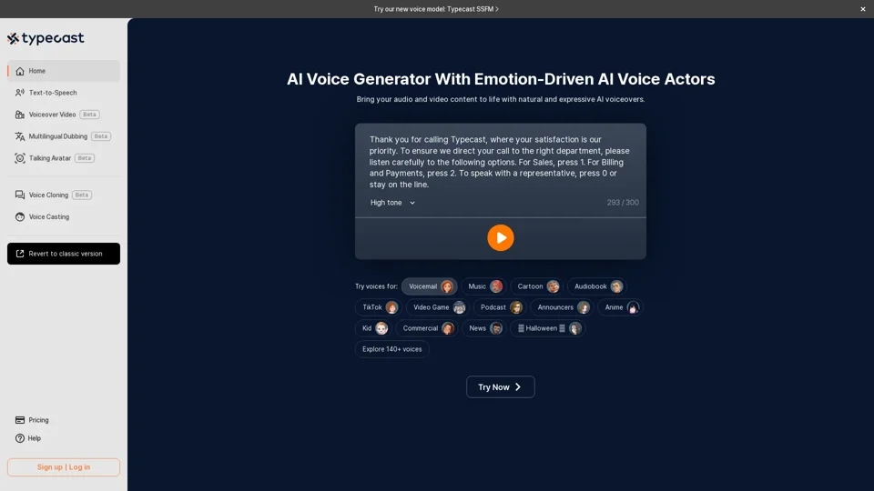 Online AI Voice Generator & Content Creation Tool