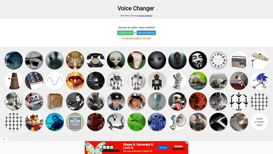 Voice Changer - Online & Free