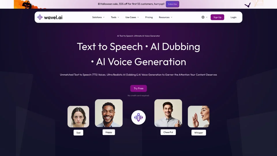 Wavel AI | Best Text-to-Speech Voice Solutions for Videos And Localization