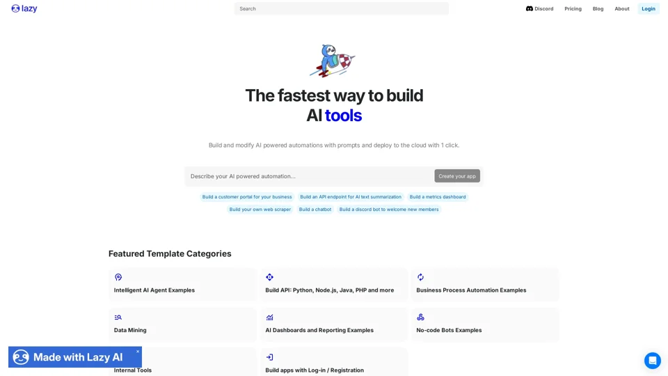 Lazy AI - Unlock your software creativity