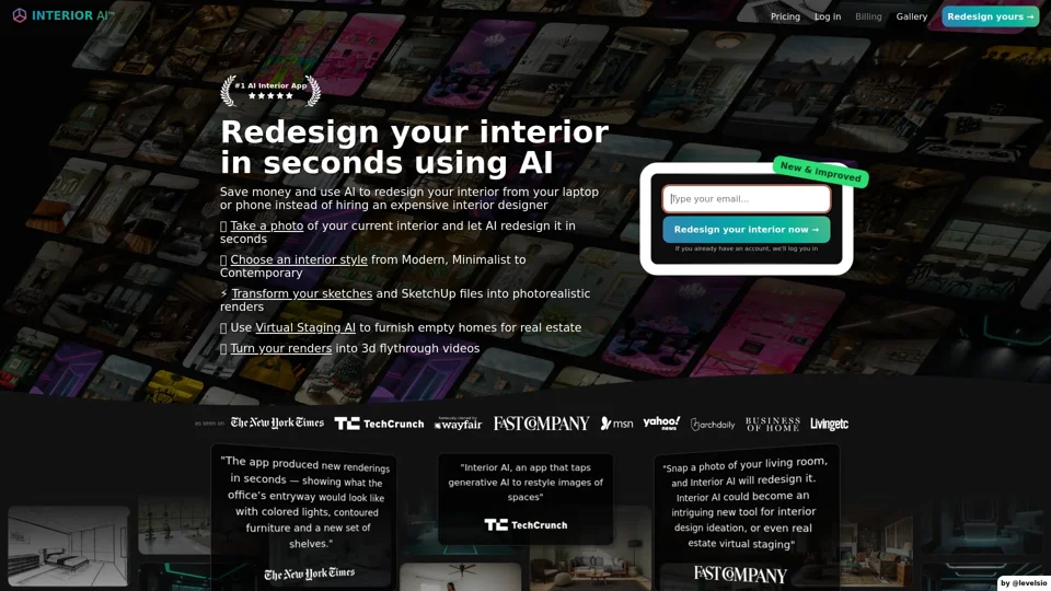 Interior AI™ | #1 AI Interior Designer, Virtual Staging AI tool + Room GPT AI Room Generator