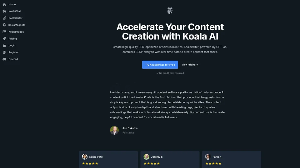 Koala AI - The Best AI Writer and Chatbot