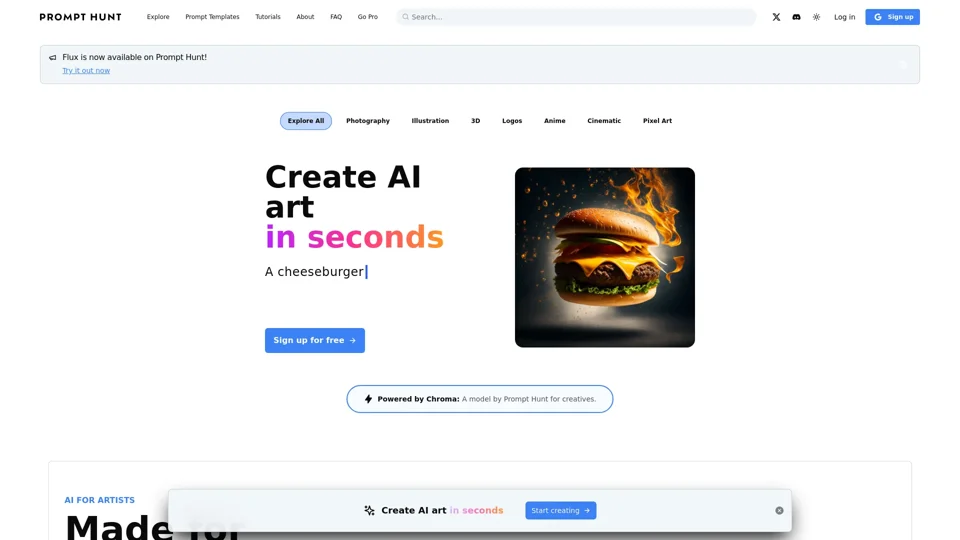 Prompt Hunt - Your home for exploring, creating, and sharing AI art