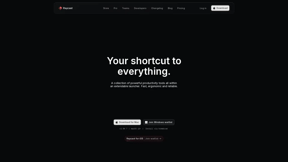 Raycast - Your shortcut to everything