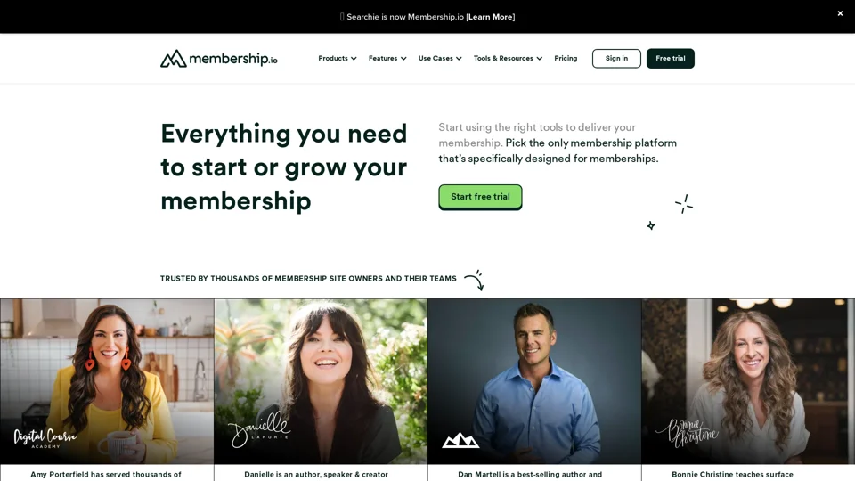 Membership.io | The best online platform for your membership business