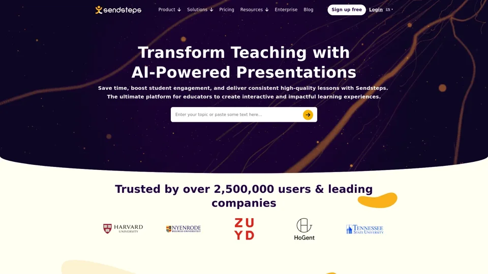 Revolutionize Your Presentations with Sendsteps: AI & PPT Maker