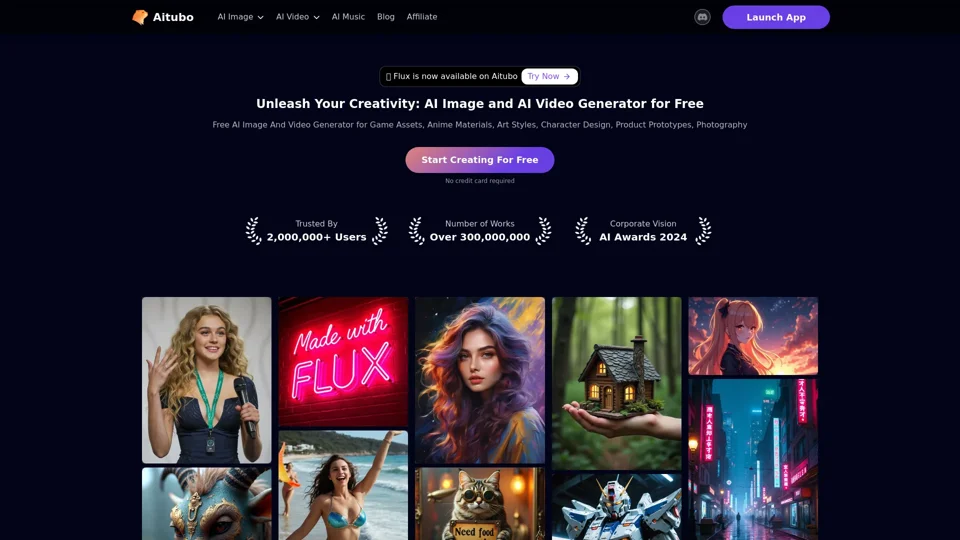 Aitubo: AI Image and Video Generator - Aitubo.ai