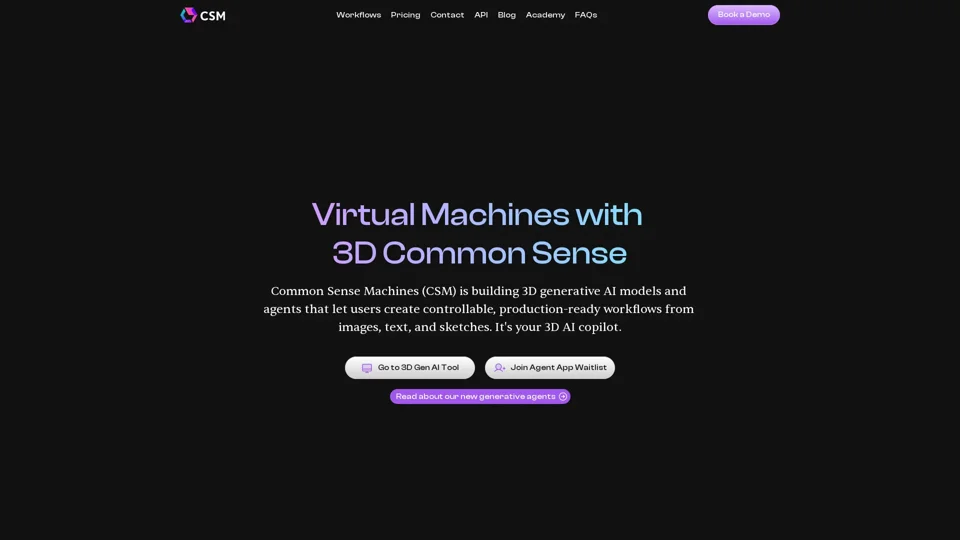 CSM — 3D AI with Common Sense