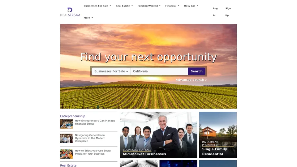 DealStream - The #1 Deal Sourcing Platform