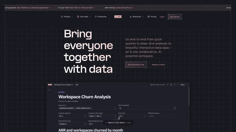 Bring everyone together with data | Hex