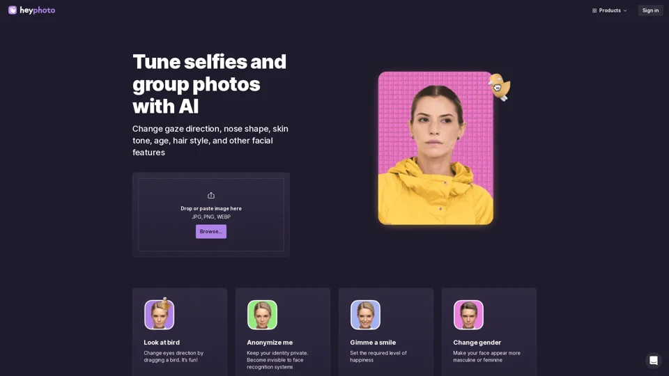 HeyPhoto – AI Photo Editor Online