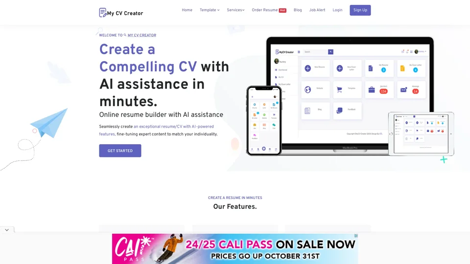 MyCVCreator – Free CV Creator, Resume Maker & Online CV Generator