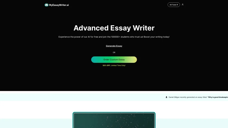 Essay Writer | Free Essay Generator
