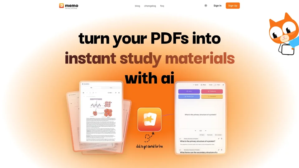 Memo AI - Cut Your Study Time in Half with AI