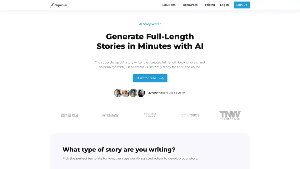 Squibler: AI Story Writer