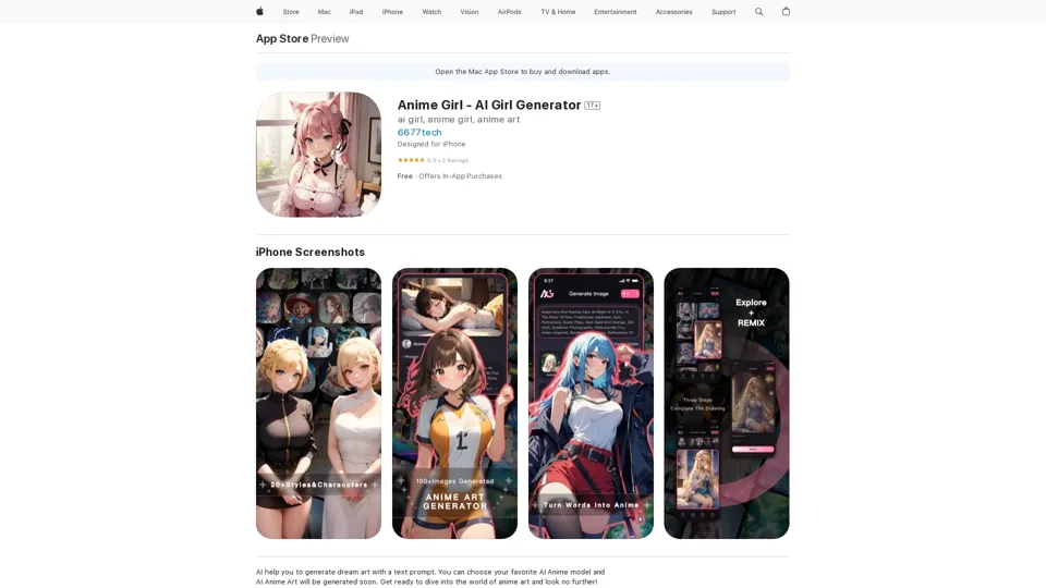 Anime Girl - AI Girl Generator on the App Store