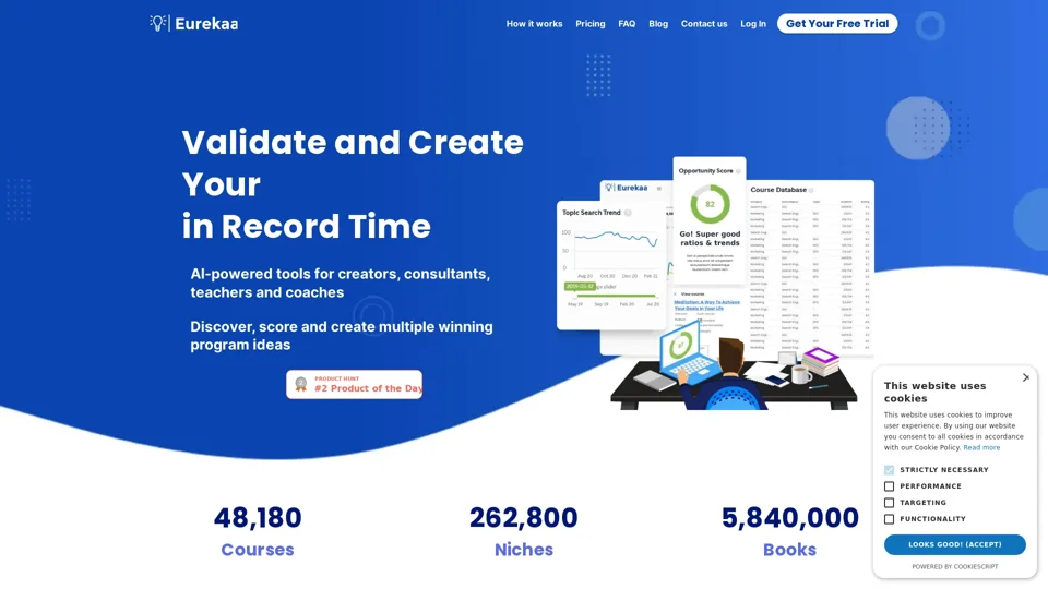 Eurekaa | Validate and create course in record time