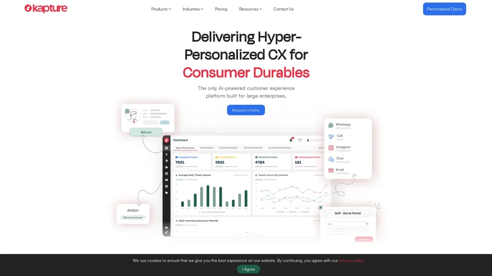 Kapture CX - An AI-powered customer experience platform