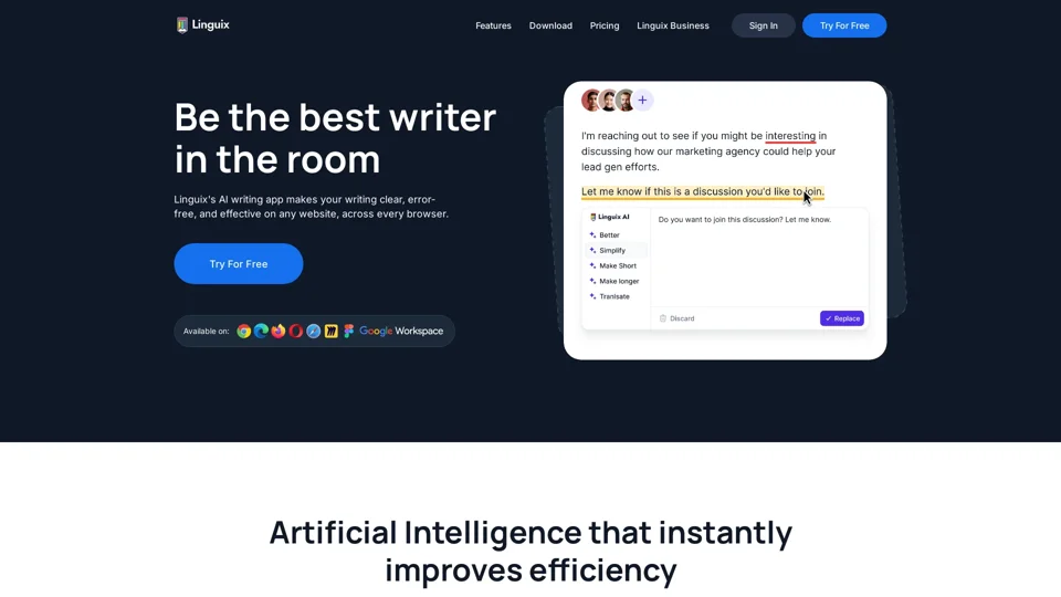Linguix — Grammar Checker and AI Writing App