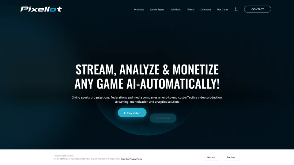 AI-Automated Sports Camera, Streaming & Analytics | Pixellot